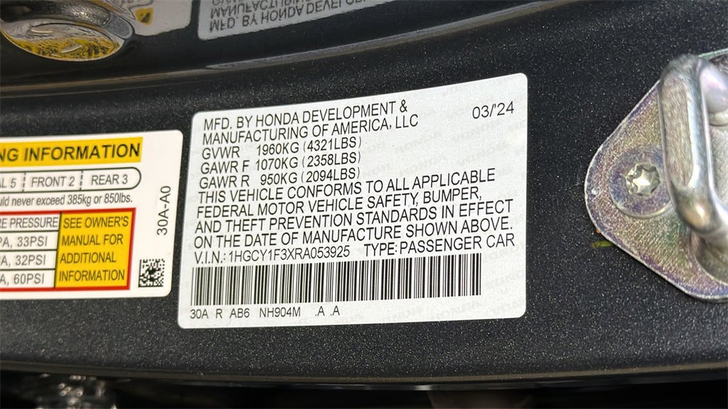 Used 2024 Honda Accord EX image 31