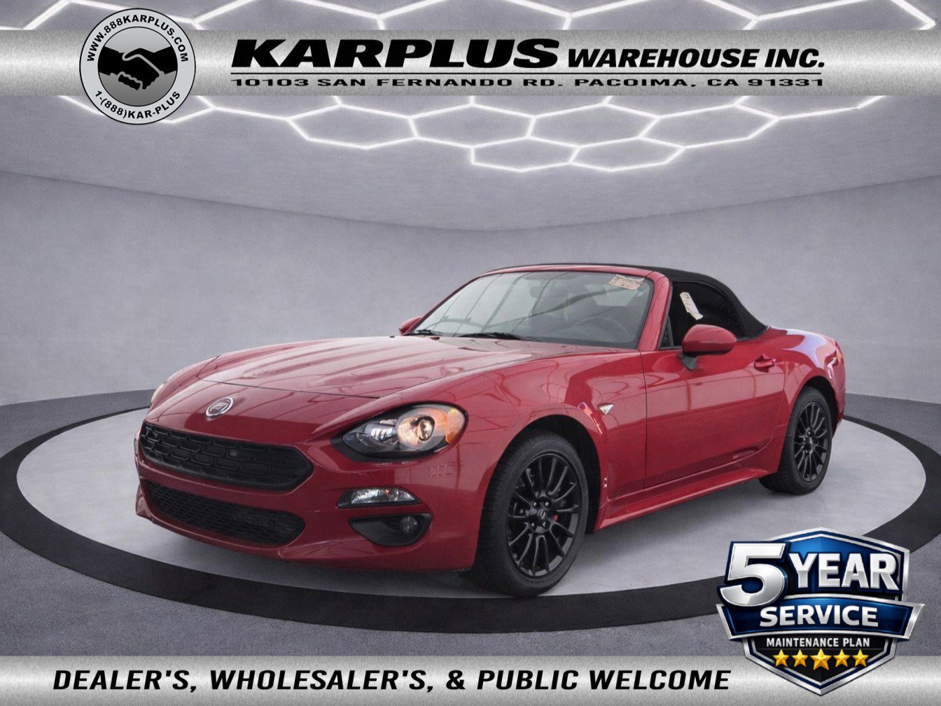 Used 2018 FIAT 124 Spider Classica w/ Technology & Siriusxm Group image 1