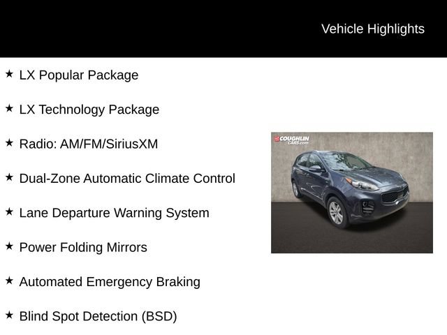 Used 2018 Kia Sportage LX w/ LX Technology Package AWD/4WD image 2