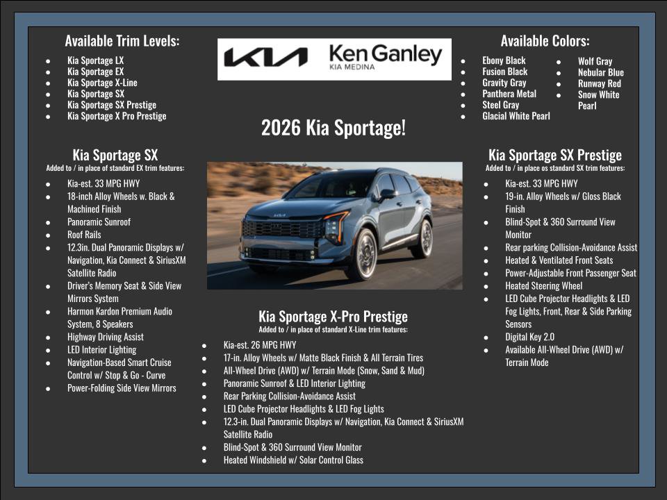 New 2026 Kia Sportage EX image 29