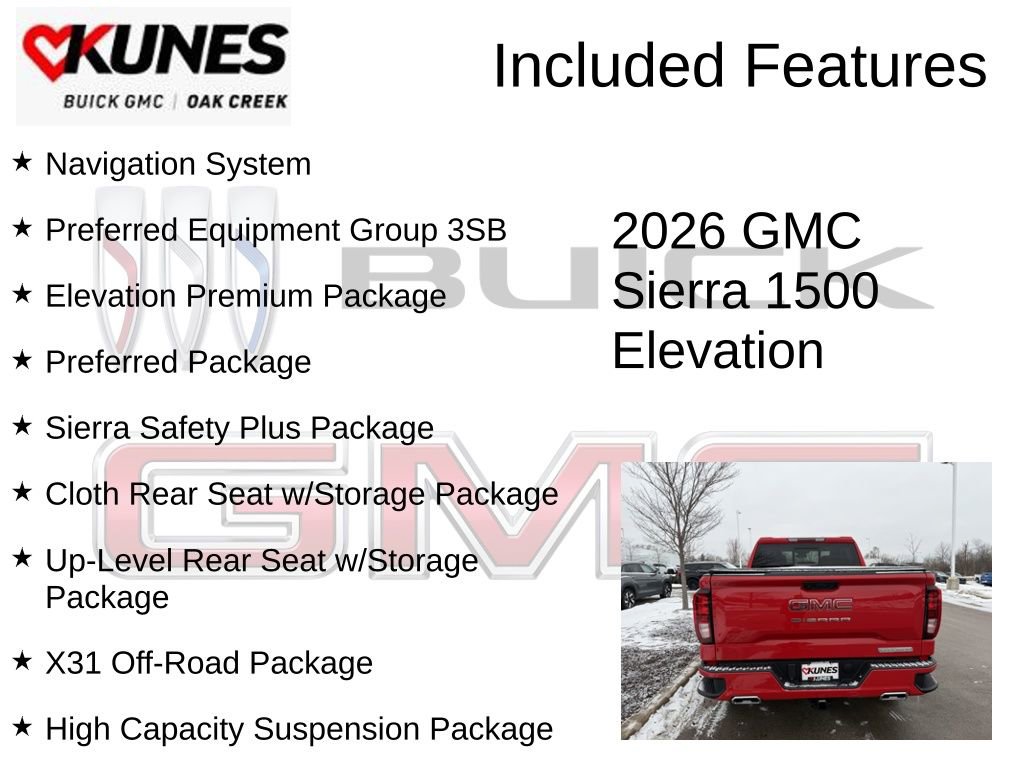 New 2026 GMC Sierra 1500 Elevation w/ Elevation Premium Package image 2