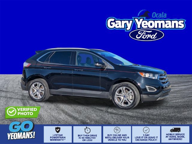 Certified 2018 Ford Edge Titanium w/ Ford Safe & Smart Package FWD image 1