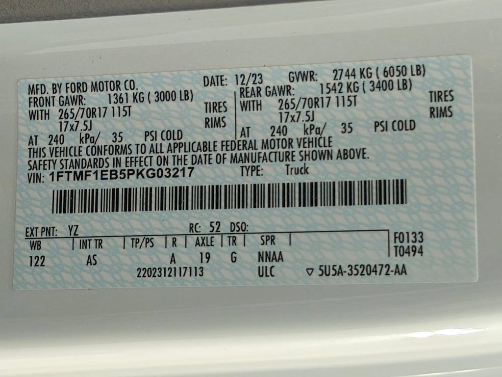 Used 2023 Ford F150 XL AWD/4WD image 50
