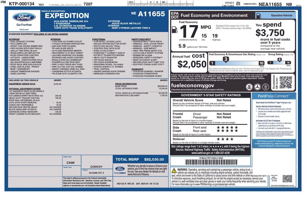 Used 2022 Ford Expedition Timberline AWD/4WD image 35