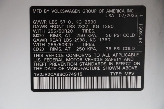 Used 2025 Volkswagen Atlas SE FWD image 39
