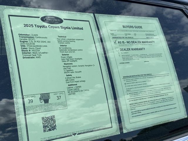 Certified 2025 Toyota Crown Signia w/ Advanced Technology Package AWD/4WD image 38