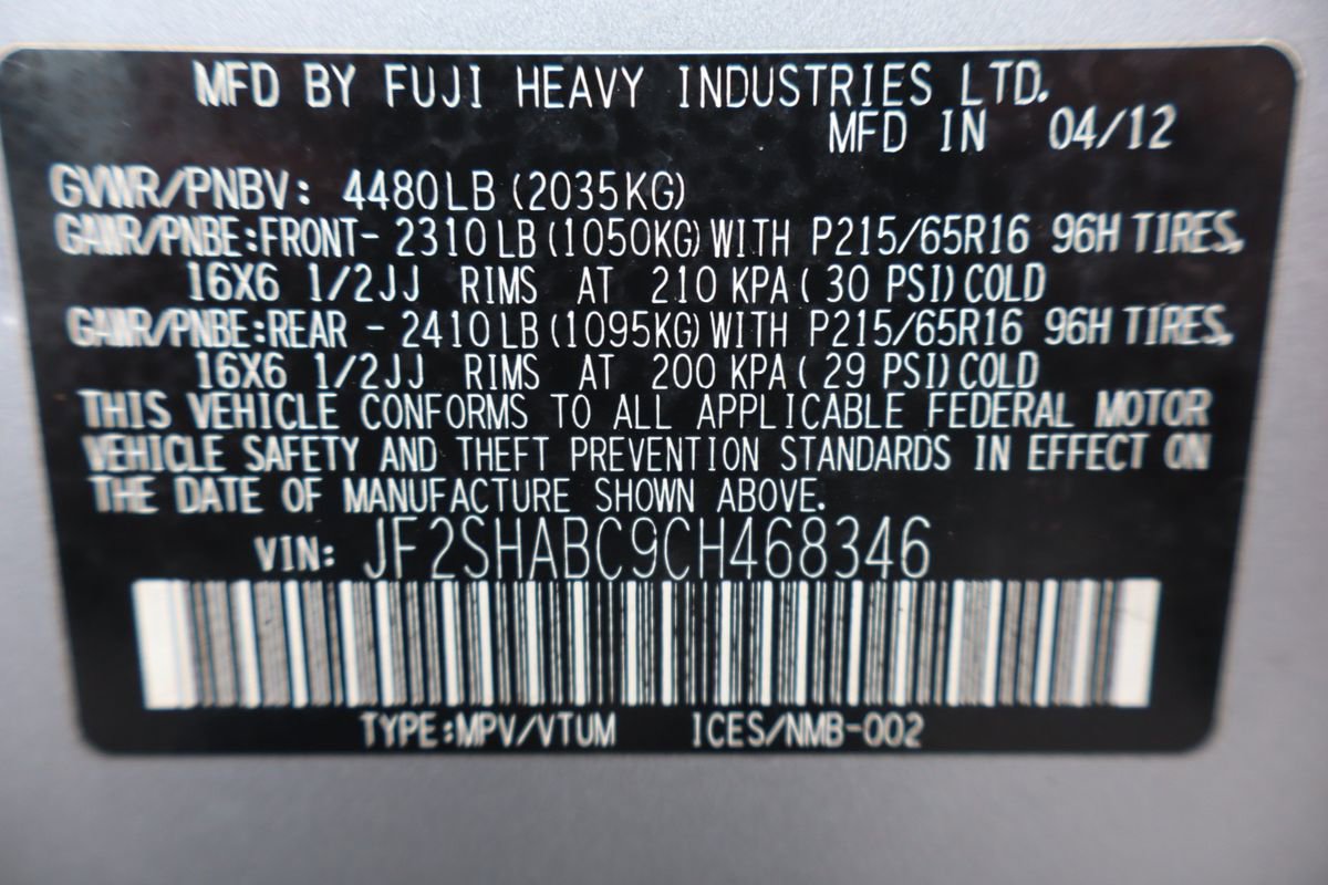 Used 2012 Subaru Forester 2.5X image 44