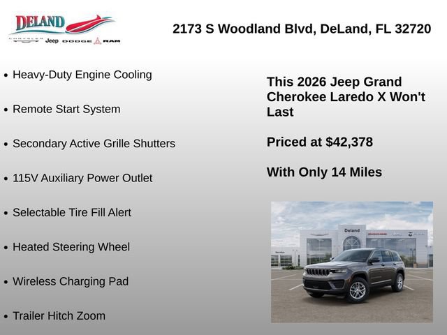 New 2026 Jeep Grand Cherokee Laredo X AWD/4WD image 30