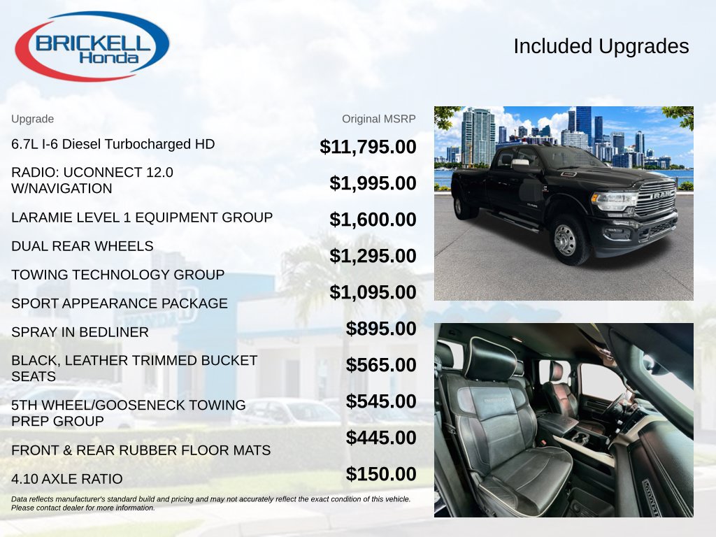 Used 2019 RAM 3500 Laramie AWD/4WD image 11