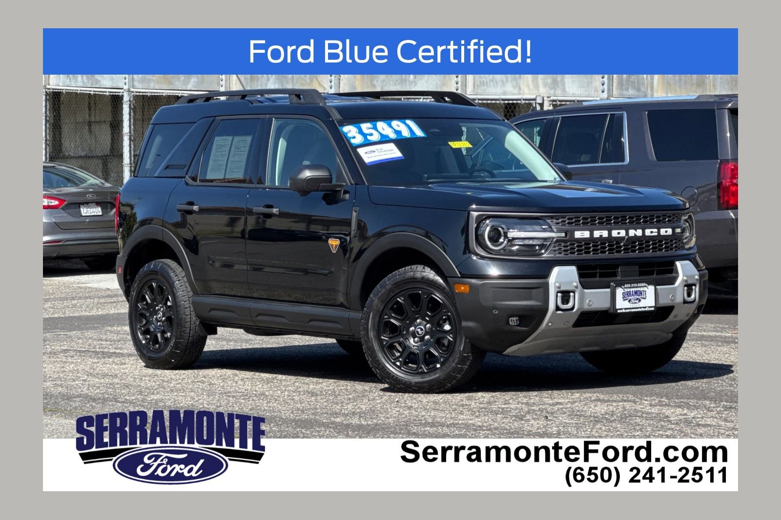 Certified 2025 Ford Bronco Sport Badlands AWD/4WD image 1