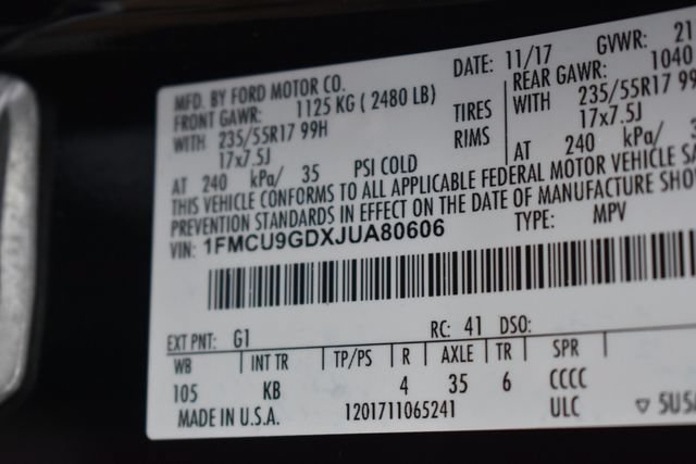Used 2018 Ford Escape SE AWD/4WD image 35