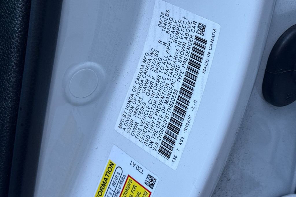 Certified 2026 Honda Civic Sport image 27