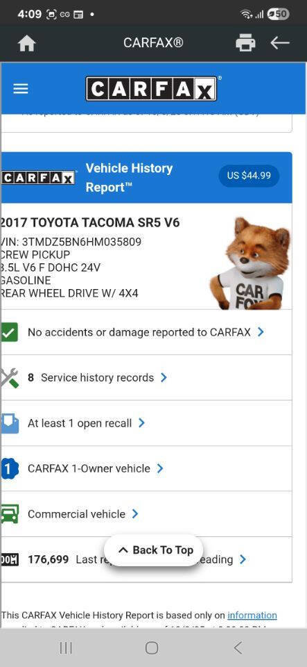 Used 2017 Toyota Tacoma TRD Sport image 39