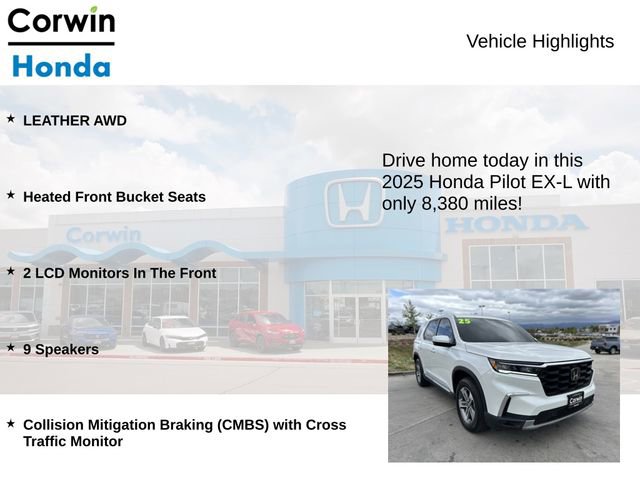 Used 2025 Honda Pilot EX-L image 6