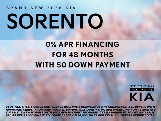 New 2026 Kia Sorento S w/ S Panoramic Sunroof Package image 4