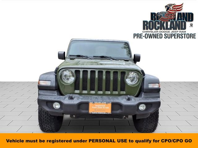 Certified 2021 Jeep Wrangler Unlimited Sport AWD/4WD image 1