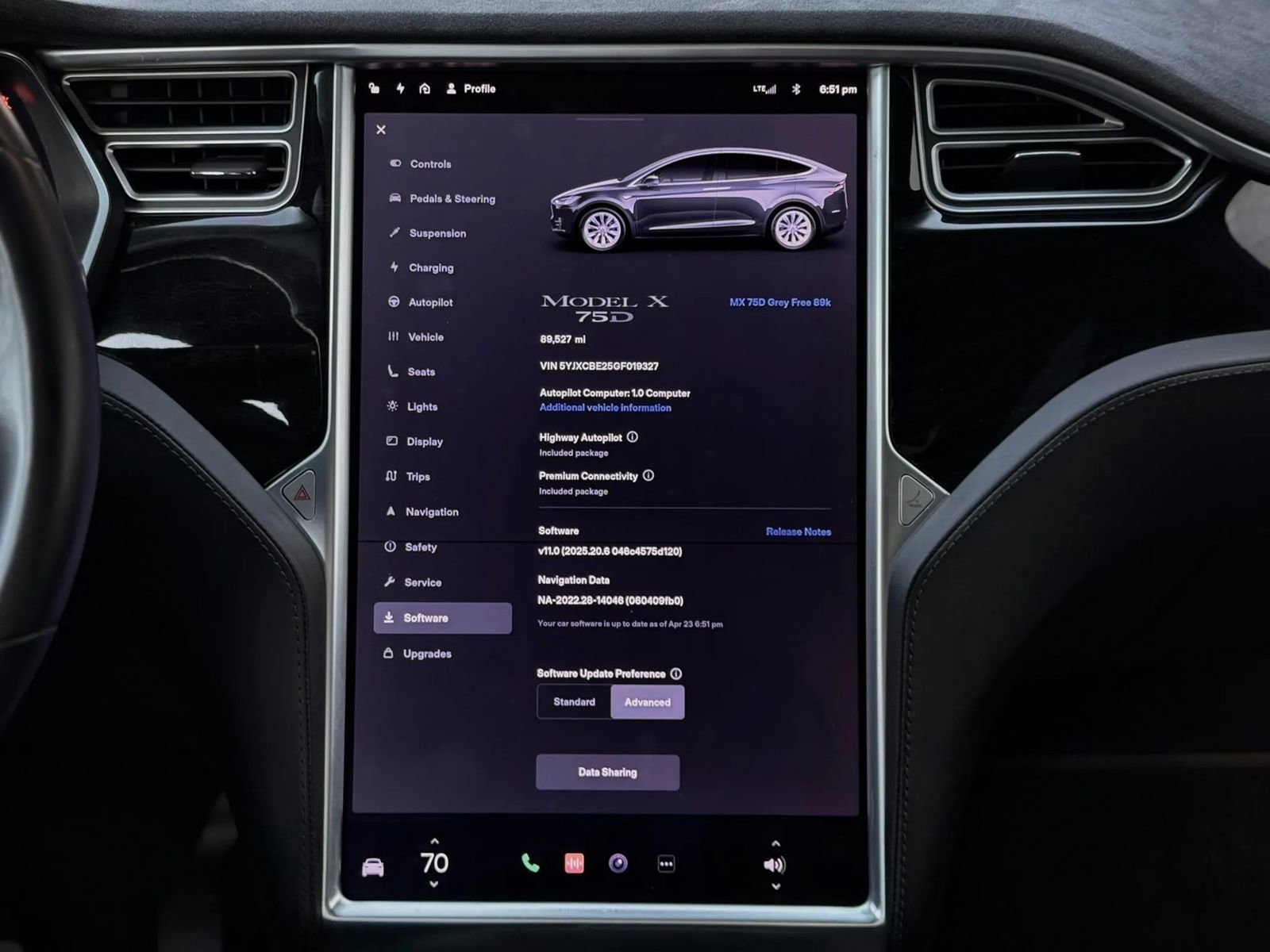 Used 2016 Tesla Model X 75D AWD/4WD image 16