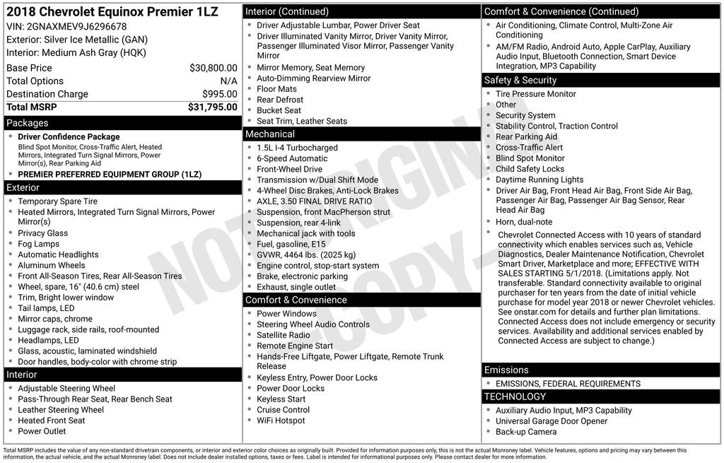 Used 2018 Chevrolet Equinox Premier image 36