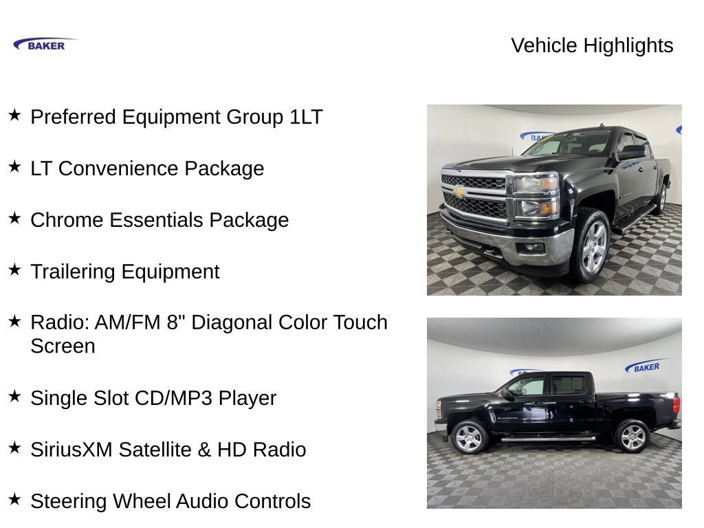 Used 2014 Chevrolet Silverado 1500 LT w/ LT Convenience Package AWD/4WD image 4