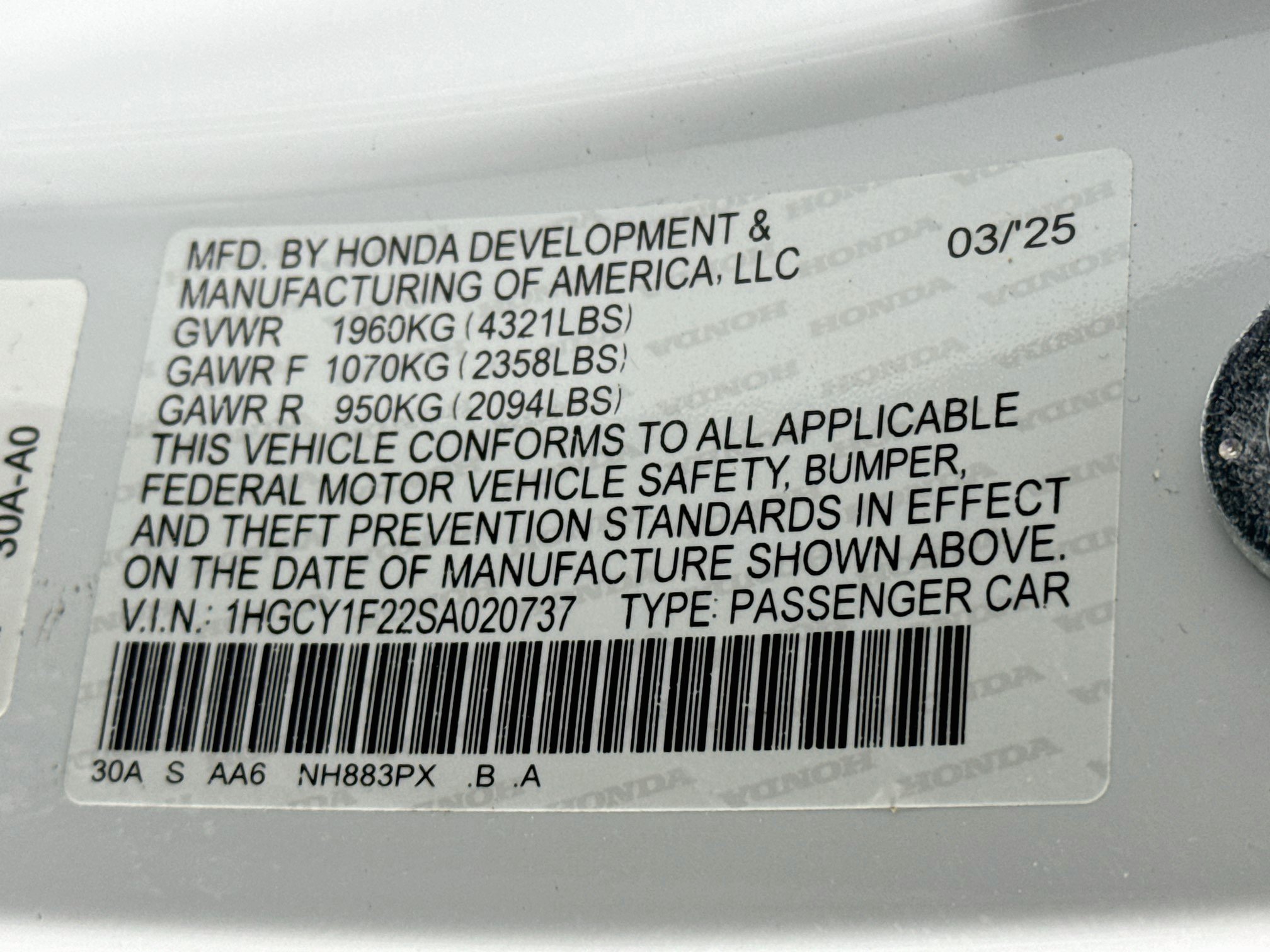 Used 2025 Honda Accord LX image 29