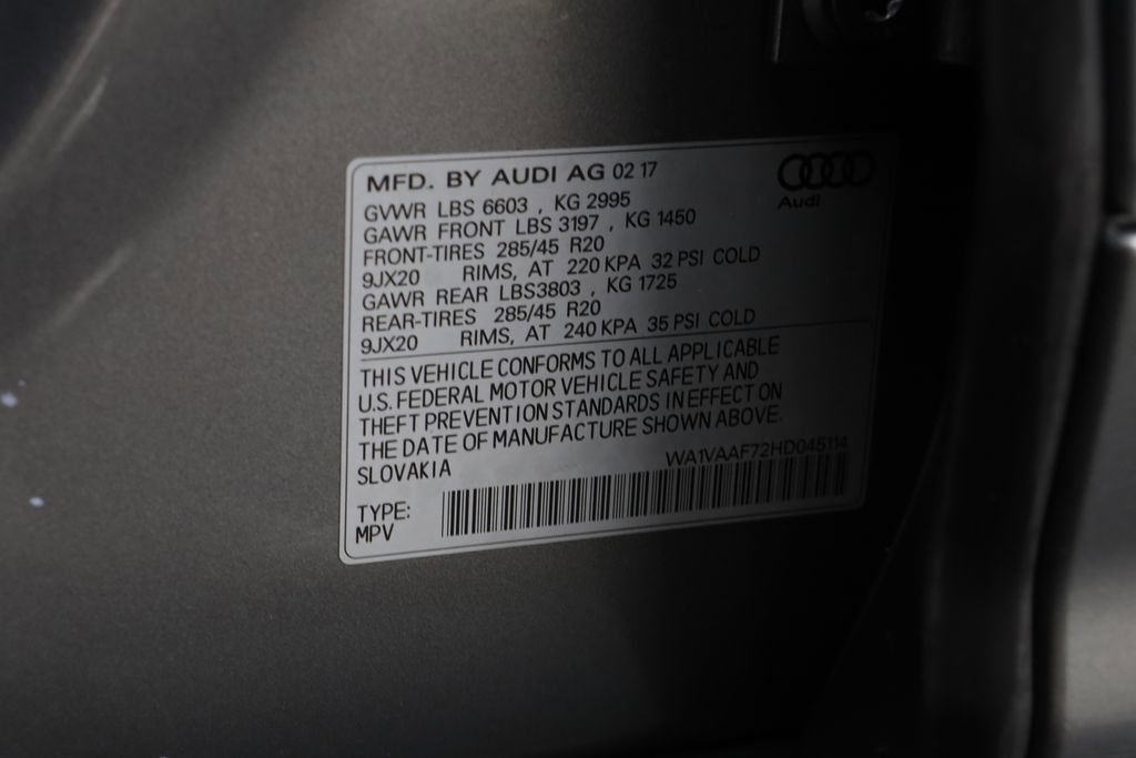 Used 2017 Audi Q7 3.0T Prestige w/ Prestige Package image 26