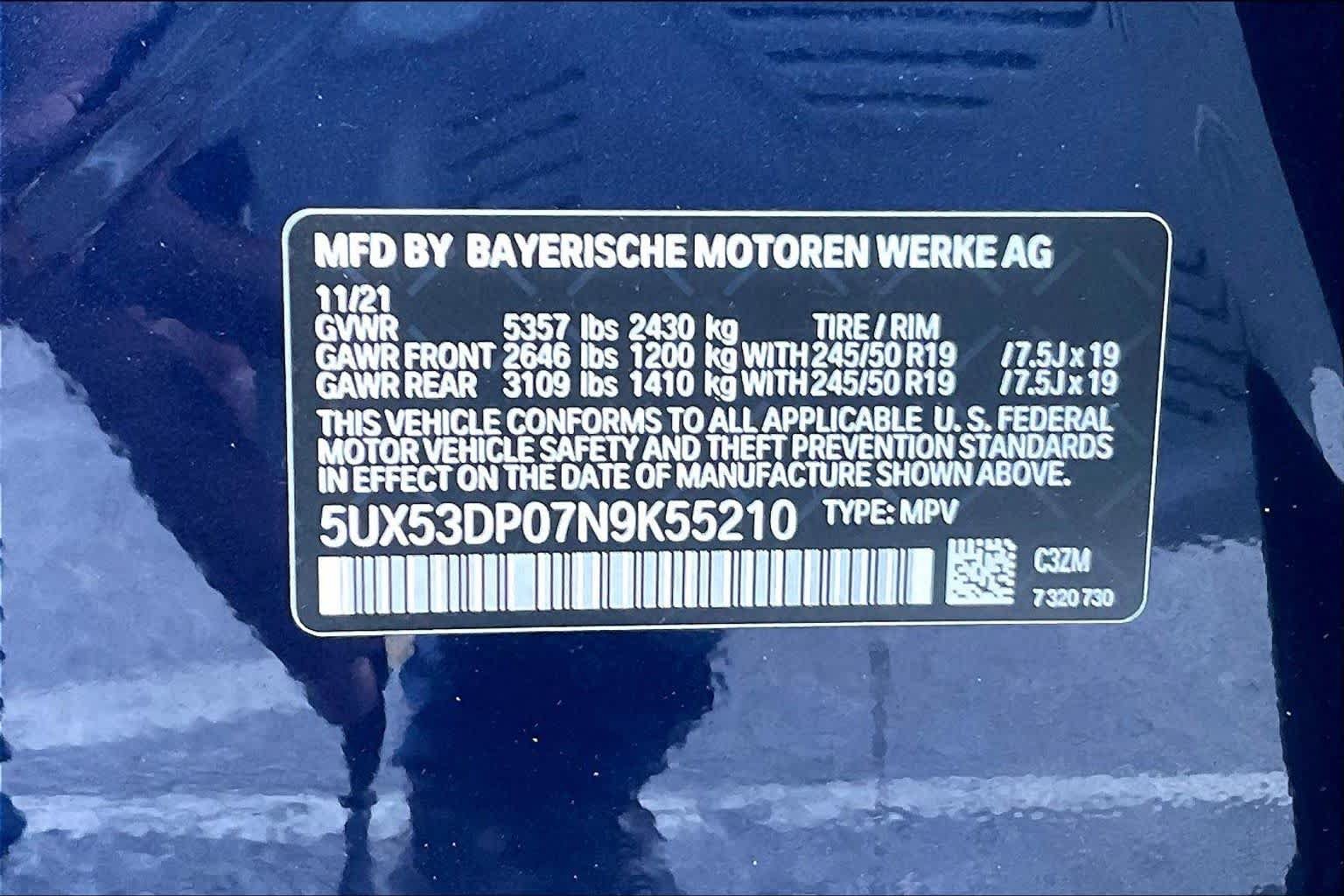 Used 2022 BMW X3 xDrive30i w/ Premium Package 2 AWD/4WD image 33
