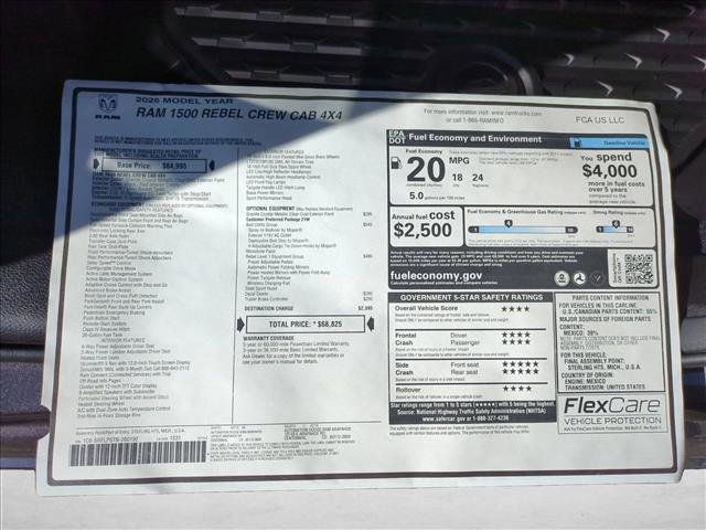 New 2026 RAM 1500 Rebel w/ Bed Utility Group image 18