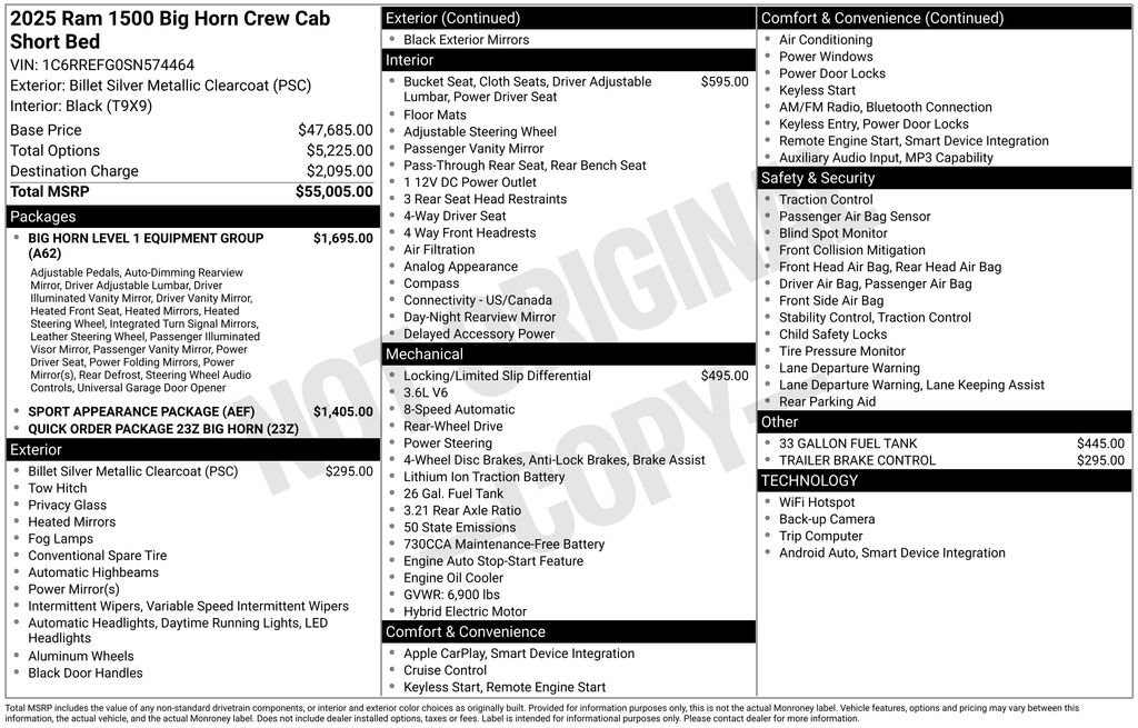 Used 2025 RAM 1500 Big Horn image 15