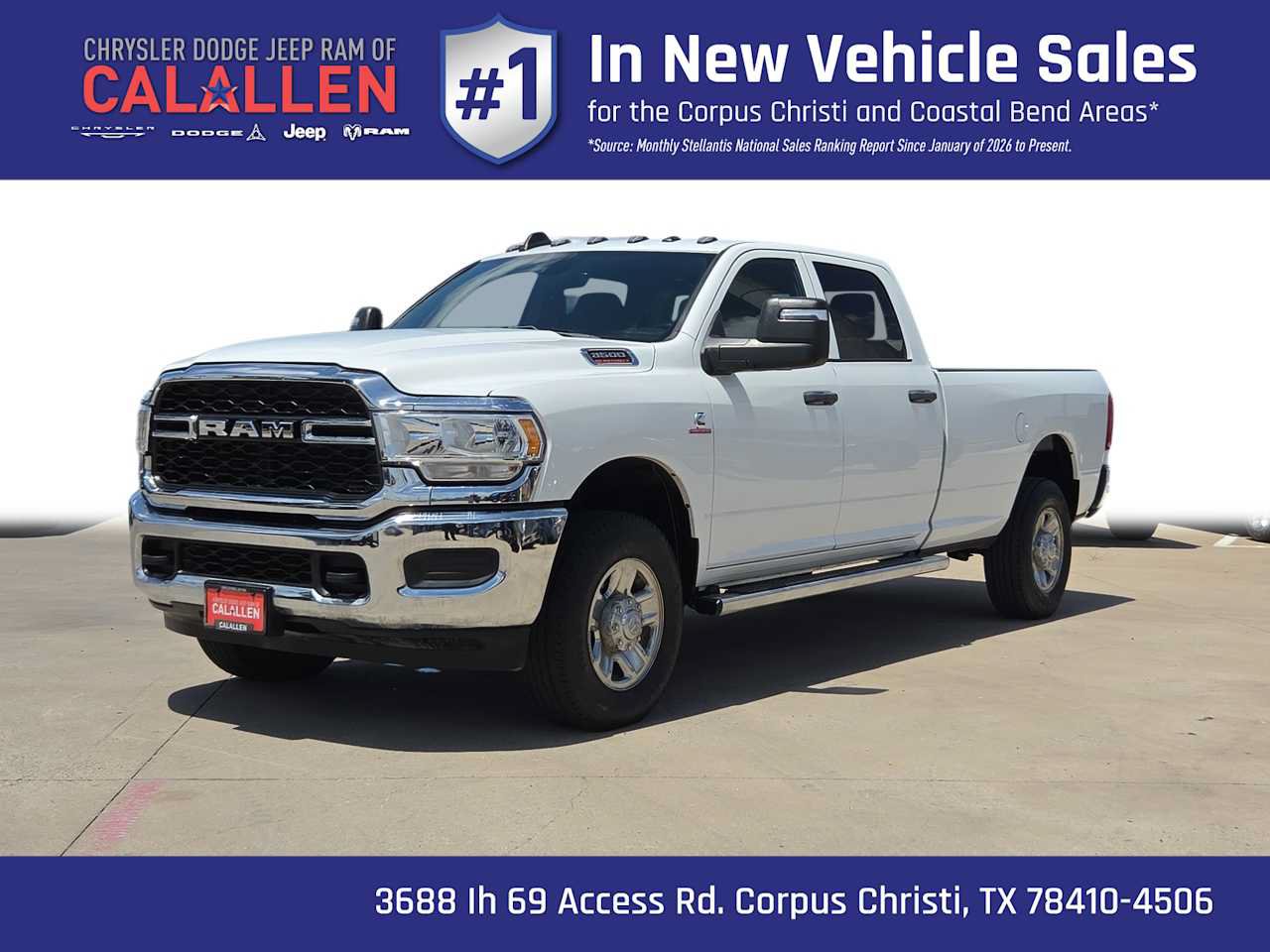 Certified 2024 RAM 3500 Tradesman w/ Chrome Appearance Group AWD/4WD image 1