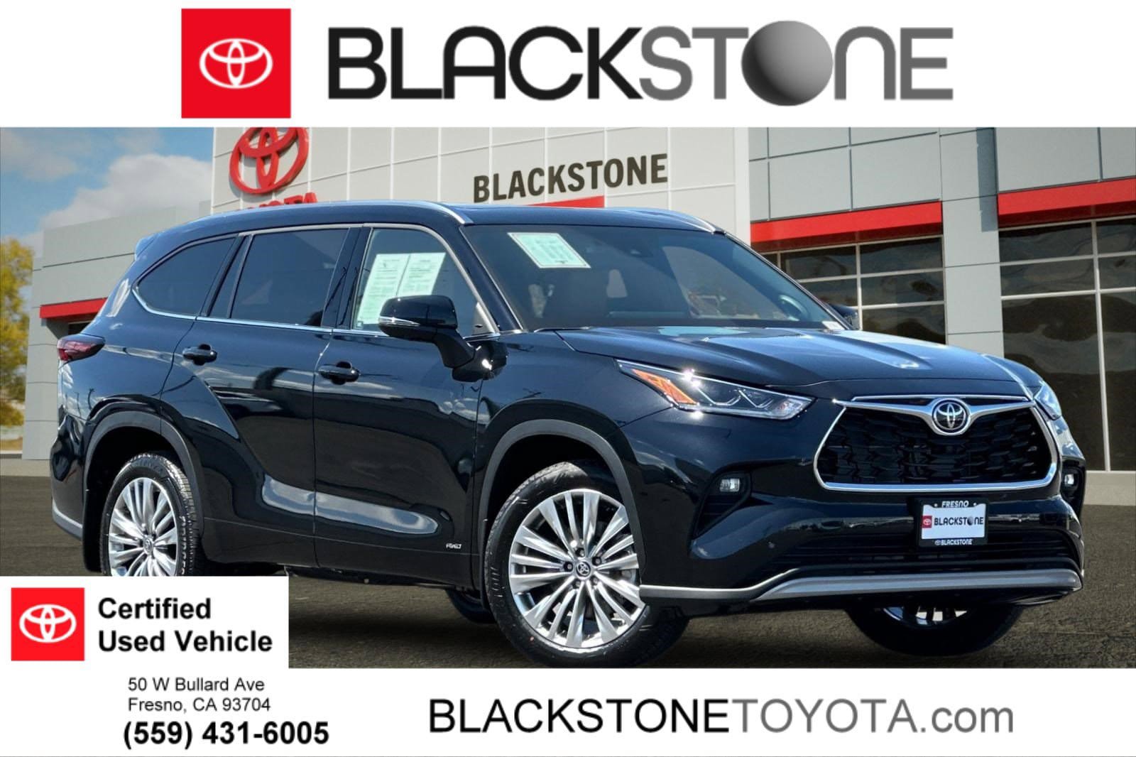 Certified 2026 Toyota Highlander Platinum