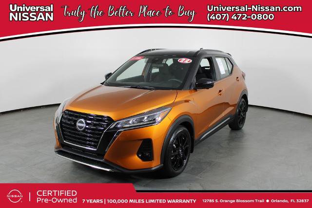 Certified 2022 Nissan Kicks SR
