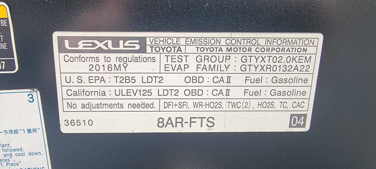 Used 2016 Lexus NX 200t FWD image 11