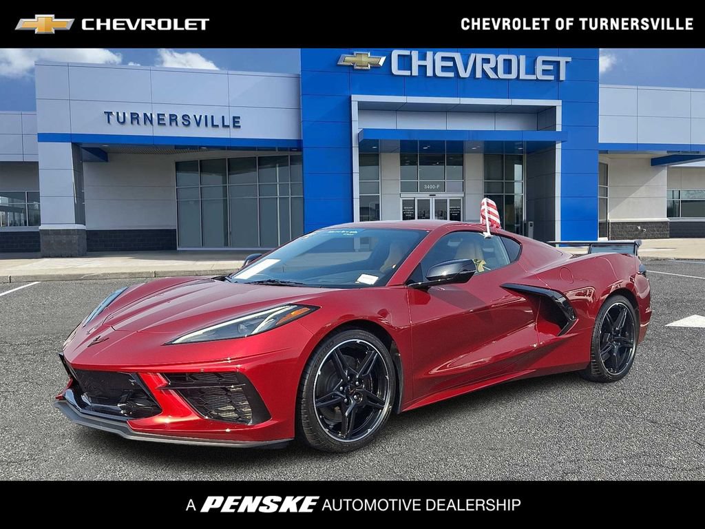 Certified 2022 Chevrolet Corvette Stingray Preferred Cpe w/ Z51 Performance Package RWD image 1