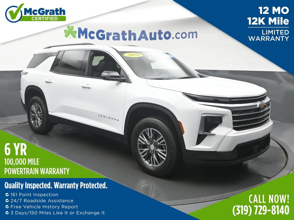 Used 2026 Chevrolet Traverse LT