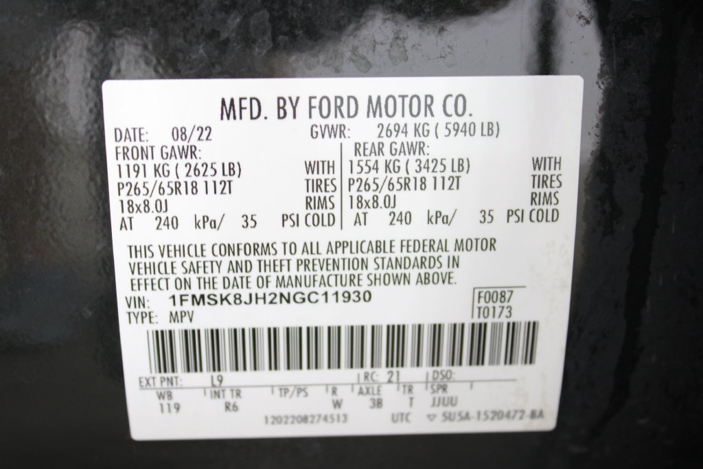 Used 2022 Ford Explorer Timberline w/ Timberline Technology Package AWD/4WD image 33