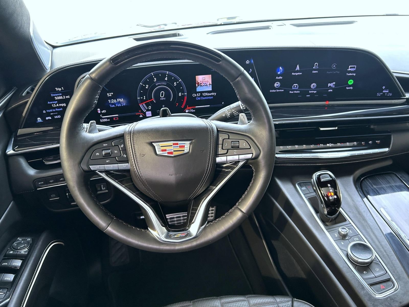 Certified 2024 Cadillac Escalade V w/ LPO, ONYX Package image 16