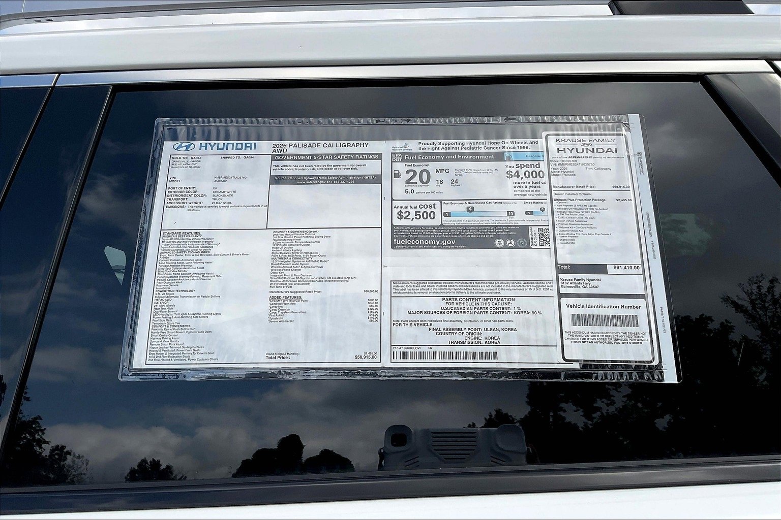 New 2026 Hyundai Palisade Calligraphy image 14