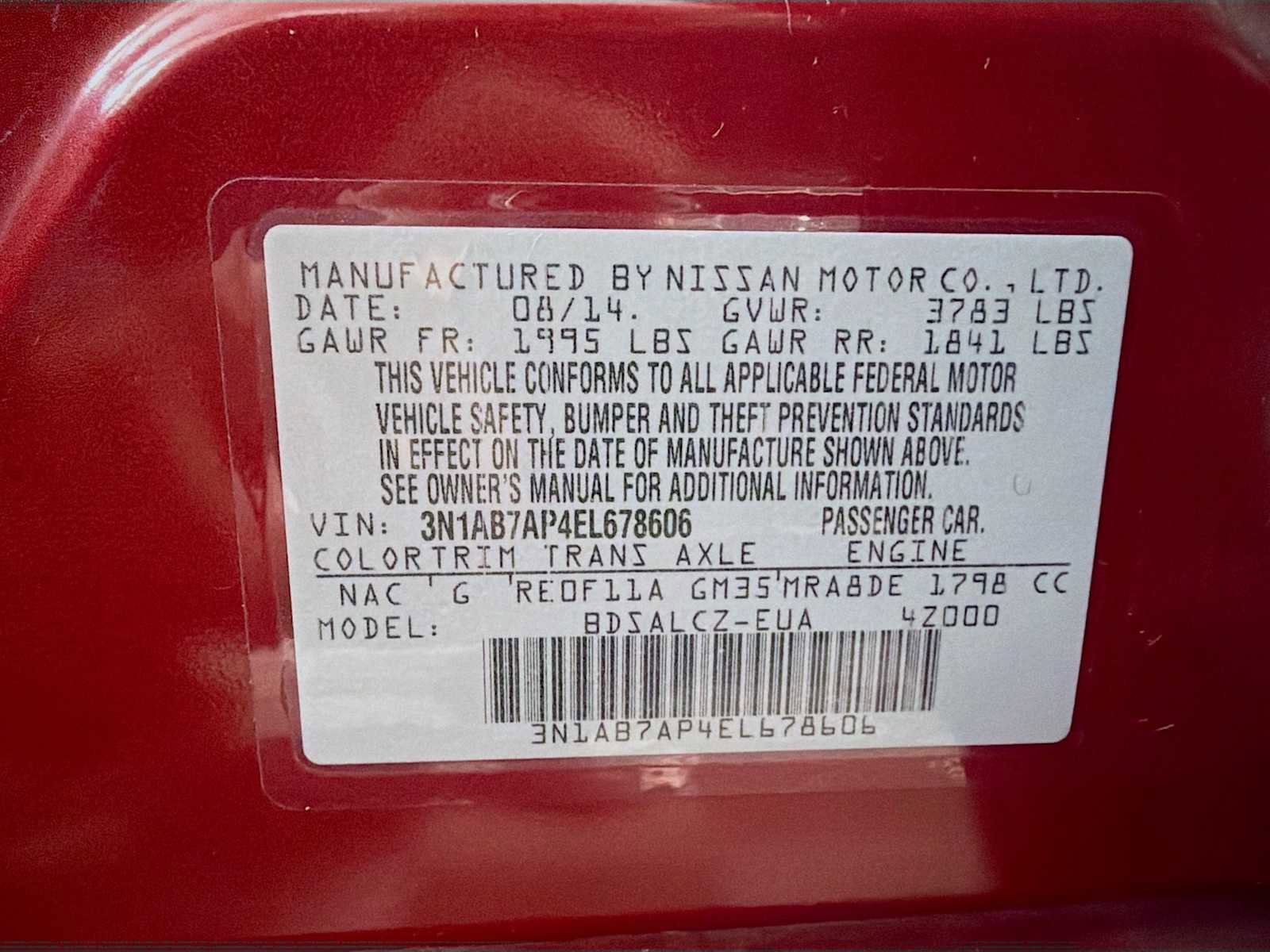 Used 2014 Nissan Sentra S FWD image 26
