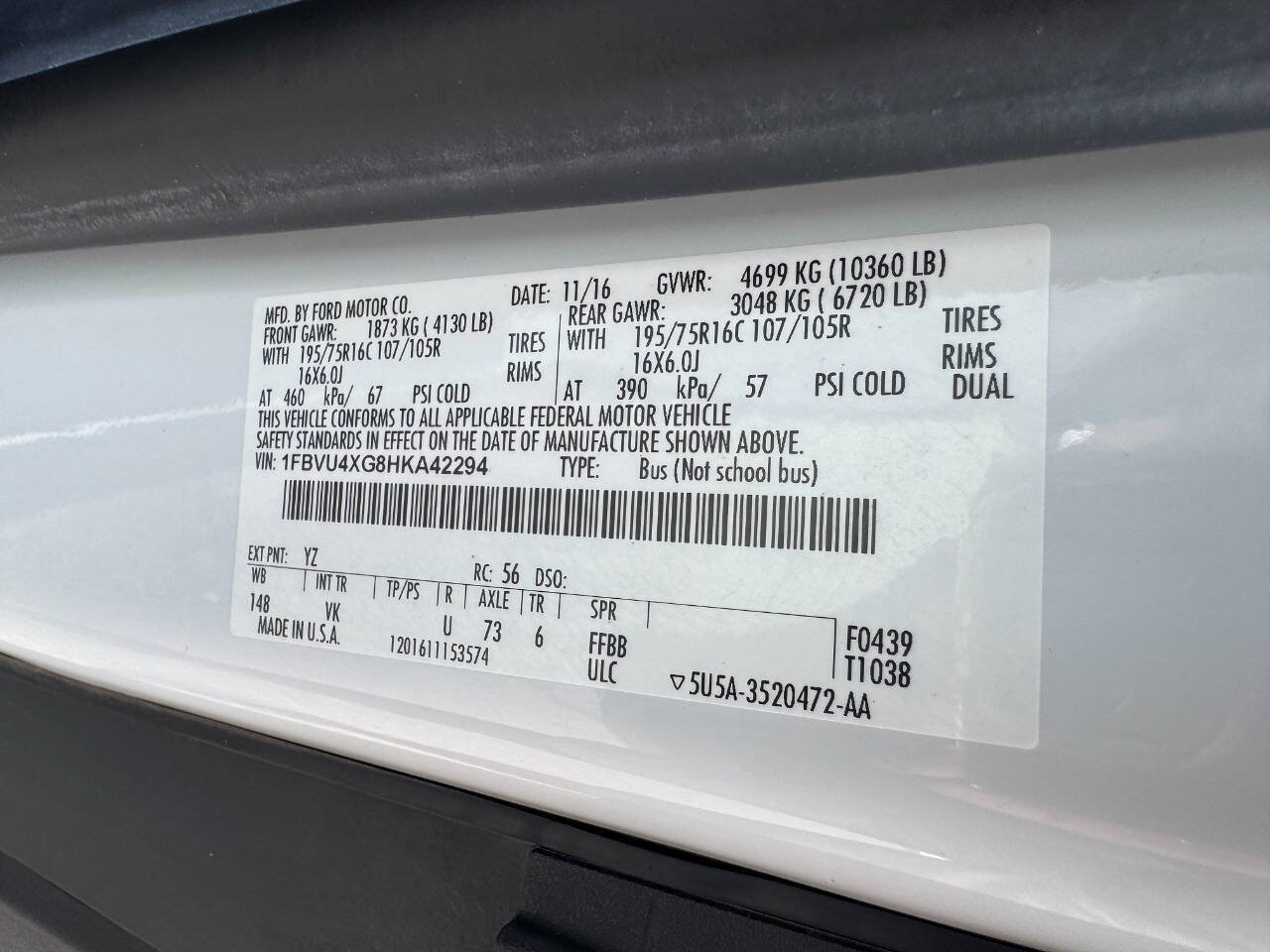 Used 2017 Ford Transit 350 XL RWD image 23