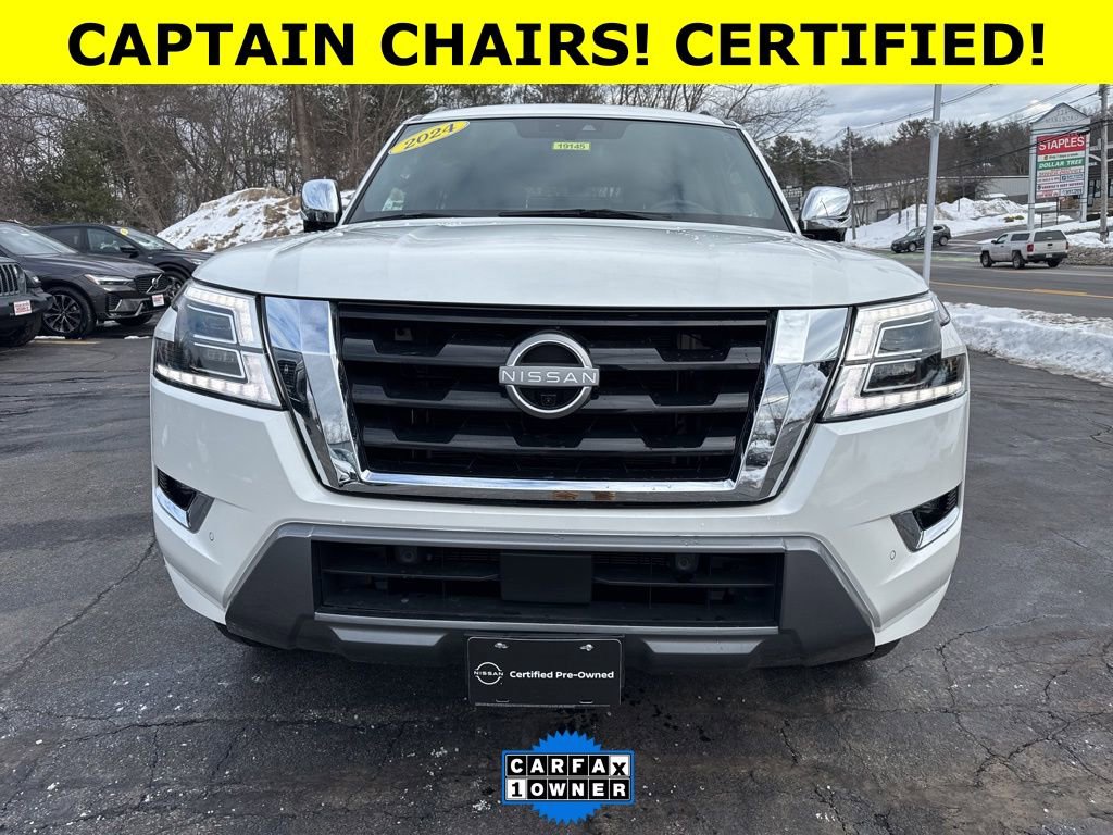 Certified 2024 Nissan Armada Platinum w/ Captain's Chairs Package image 2
