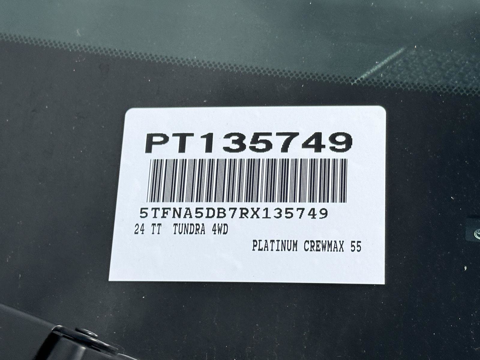 Used 2024 Toyota Tundra Platinum AWD/4WD image 14