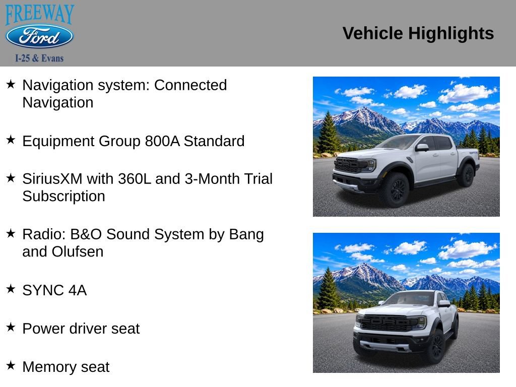 New 2026 Ford Ranger Raptor AWD/4WD image 2