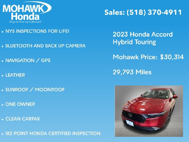 Certified 2023 Honda Accord Touring image 8