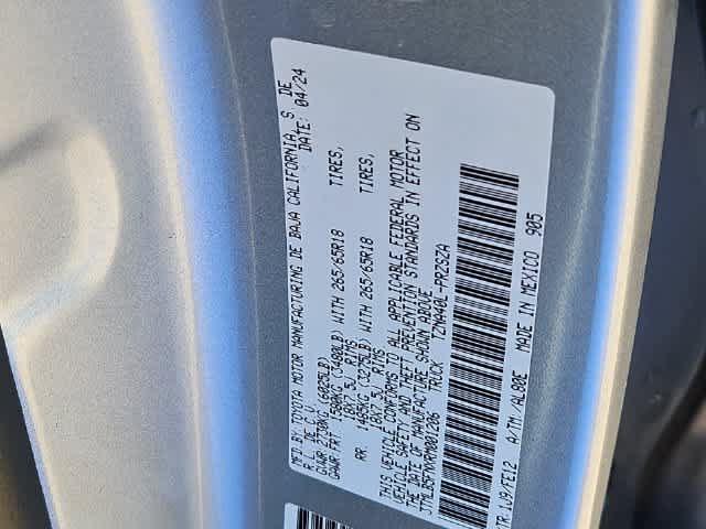 Certified 2024 Toyota Tacoma TRD Sport w/ TRD Sport Upgrade Package RWD image 29