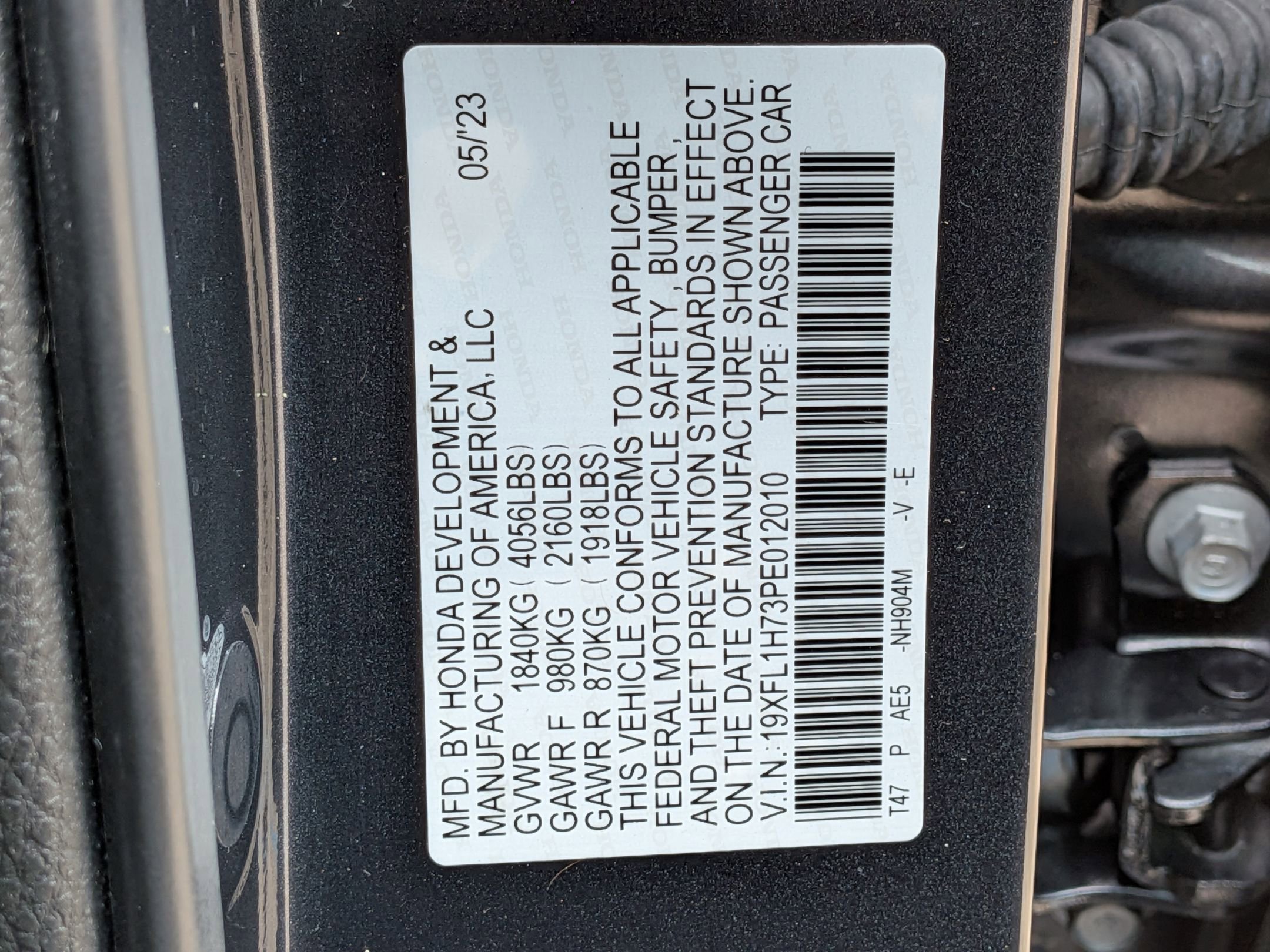 Certified 2023 Honda Civic EX-L image 31