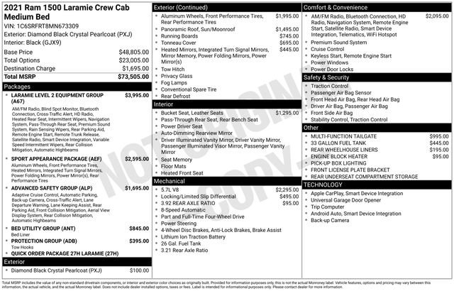 Used 2021 RAM 1500 Laramie image 38