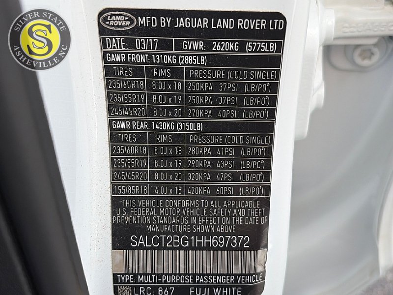 Used 2017 Land Rover Discovery Sport HSE Luxury AWD/4WD image 34