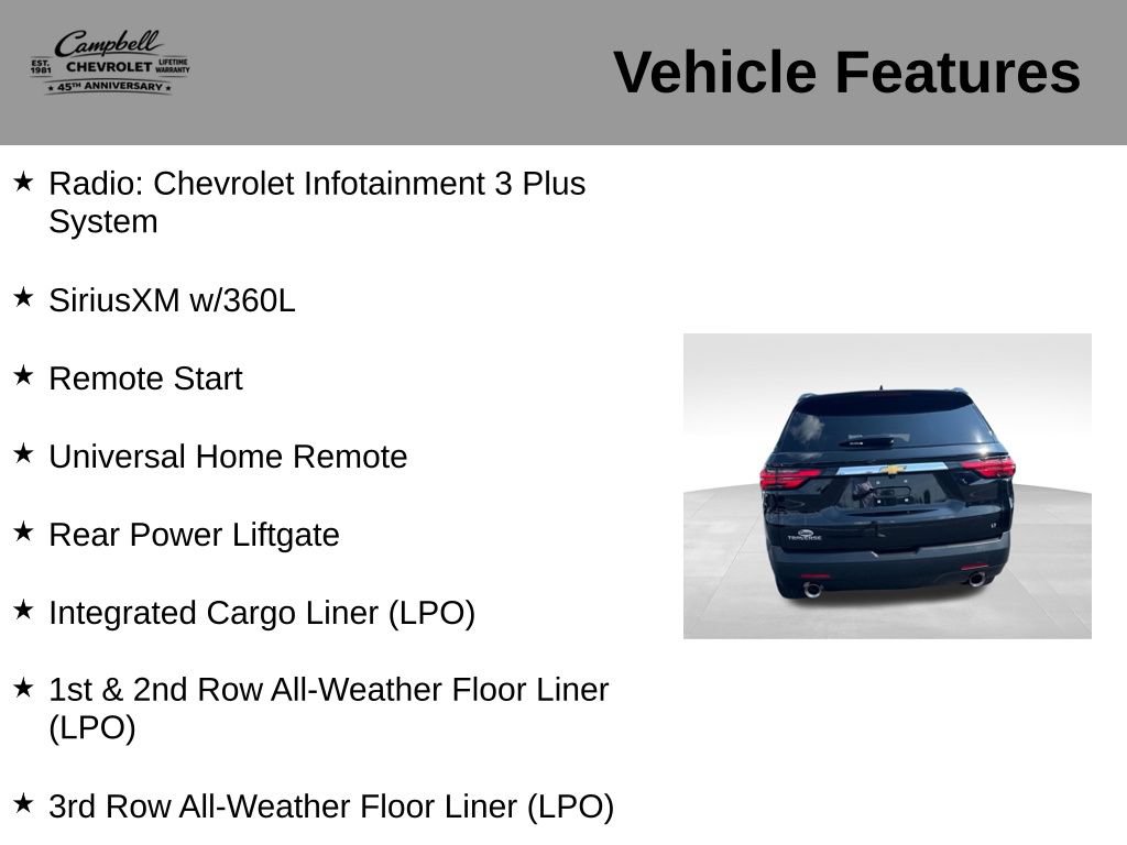 Used 2023 Chevrolet Traverse LT FWD image 16