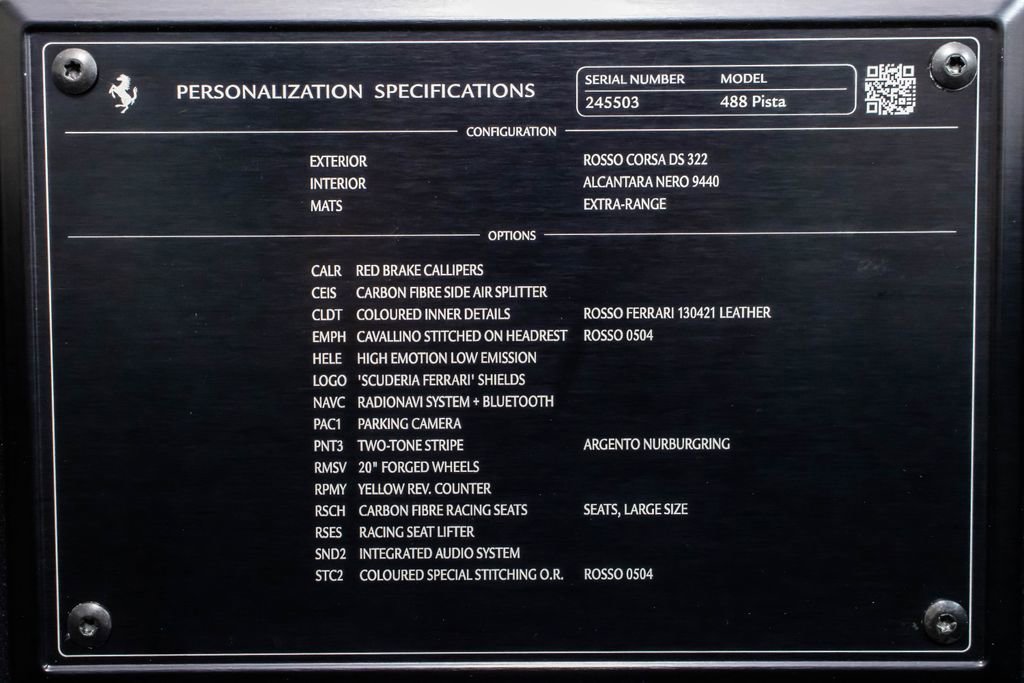Used 2019 Ferrari 488 Pista Coupe image 55