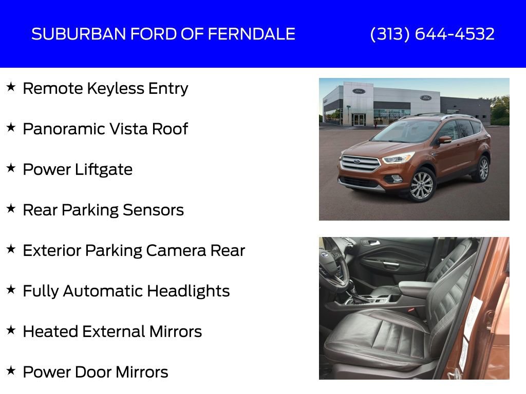 Used 2017 Ford Escape Titanium w/ Canadian Touring Package image 13